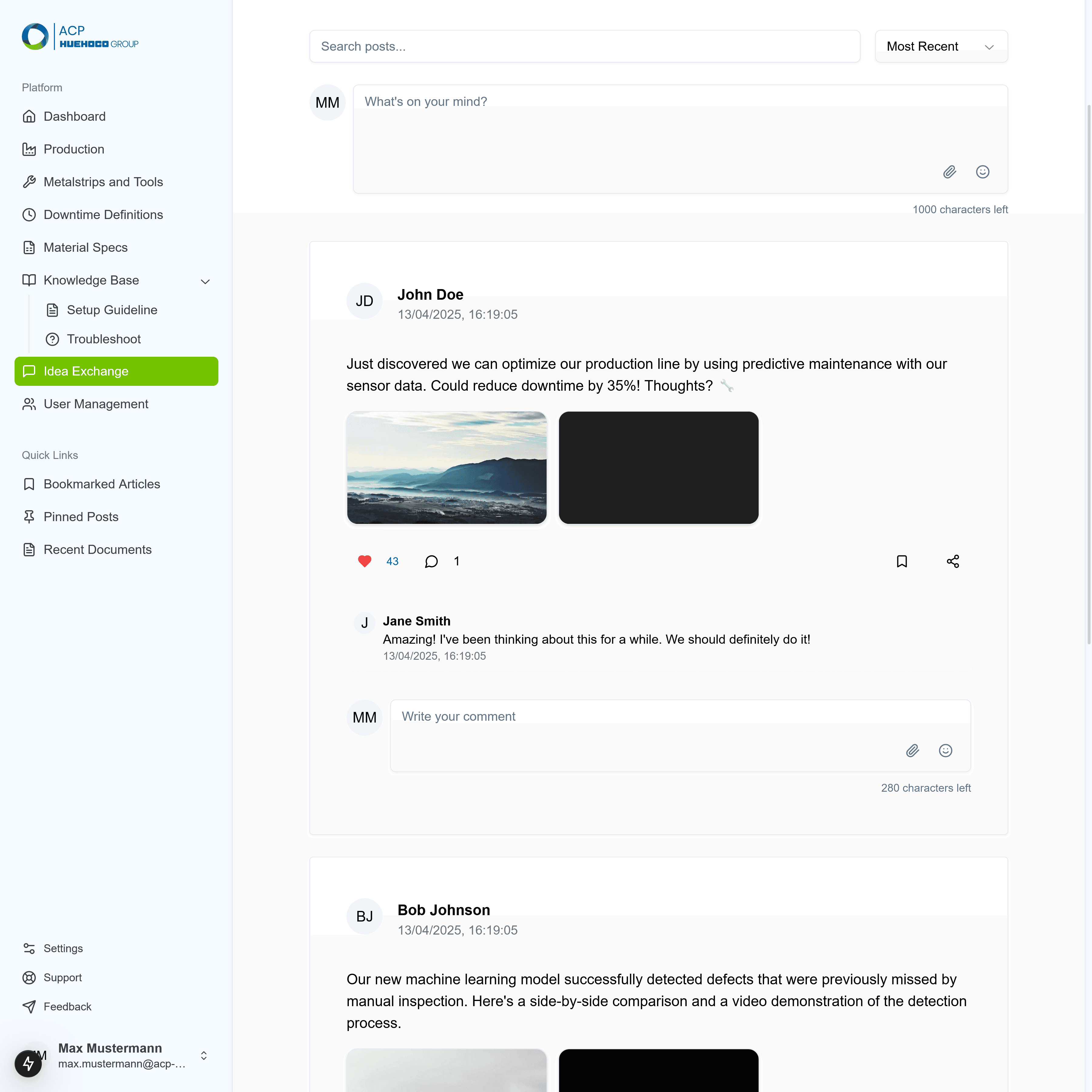 Data filtering interface