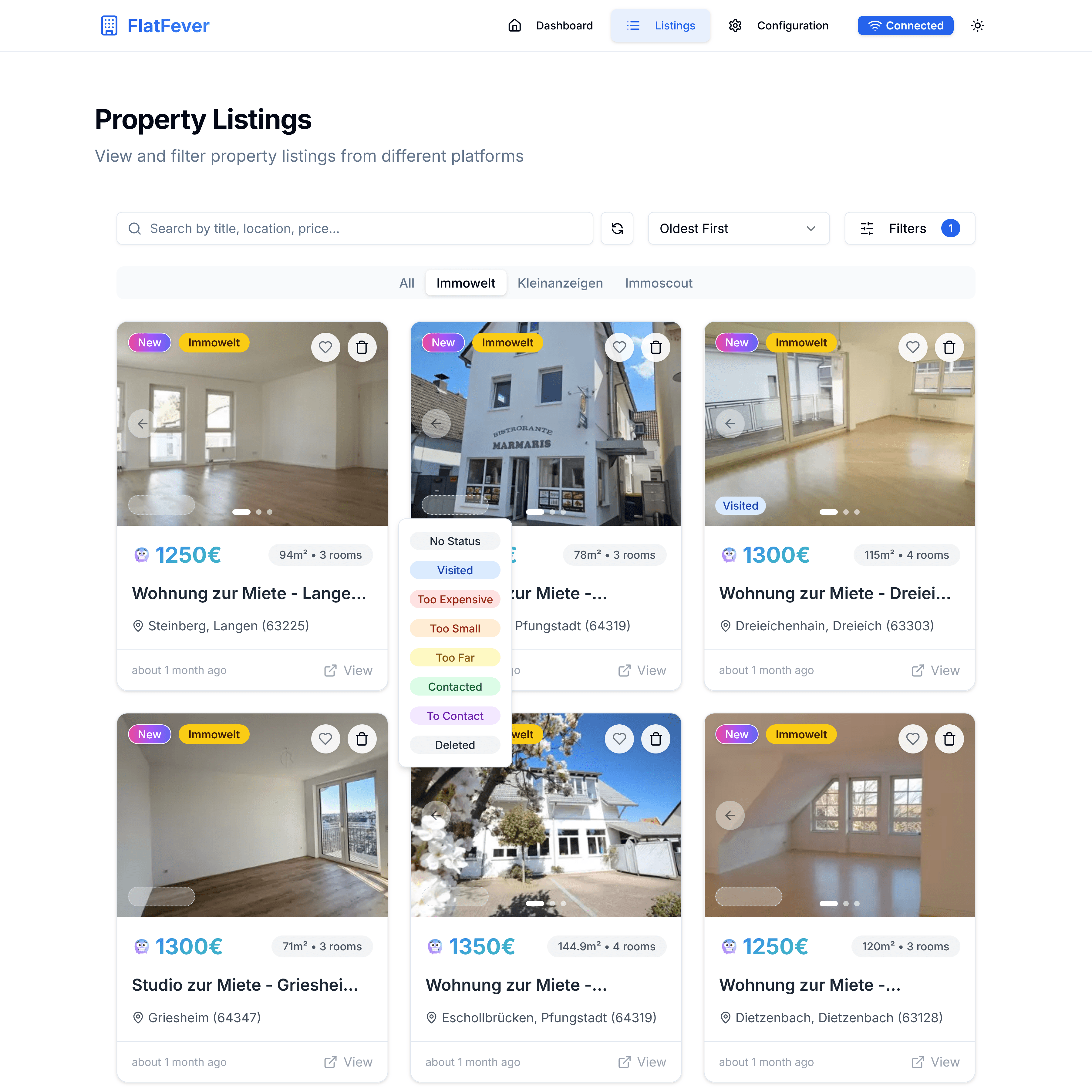 Real-time crawler monitoring