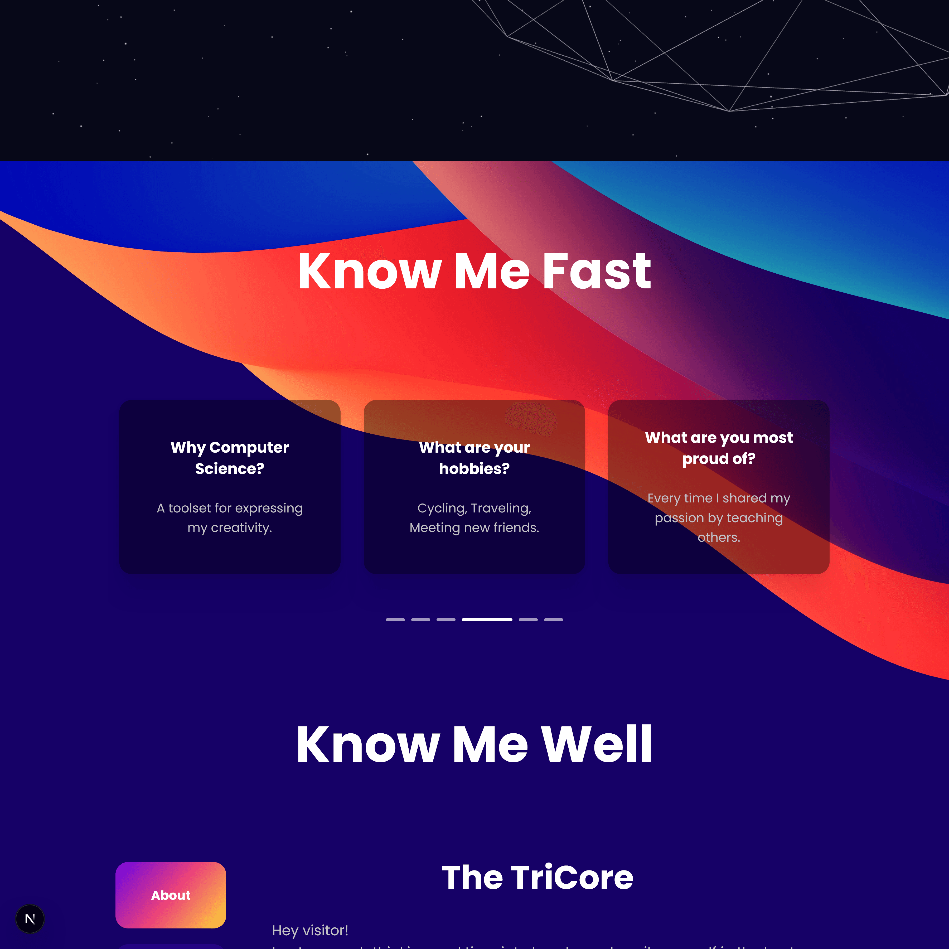 Portfolio website v2